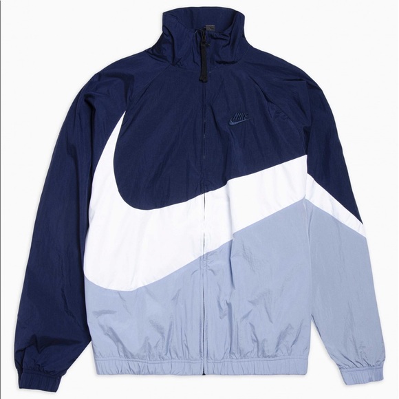 nike swoosh woven windbreaker